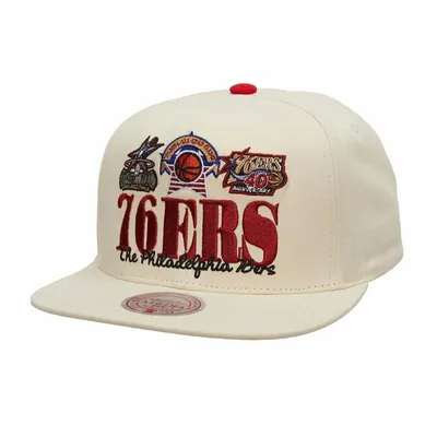 Zdjęcie produktu dla Mitchell & Ness Philadelphia 76ers Reframe Retro Snapback snapback cap off white - UNI