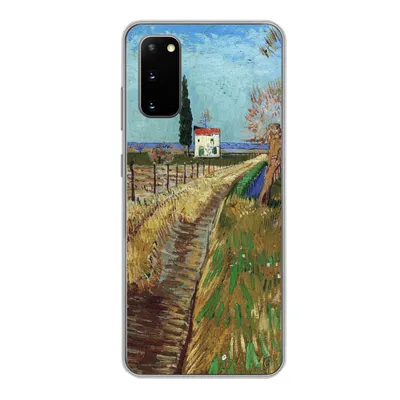 Produktbild von MuchoWow® Handyhülle Schutzhülle Hülle für Samsung Galaxy S20 Weg durch ein Weidenfeld - Vincent van Gogh Silikon Softcase Handy Hülle - Bild