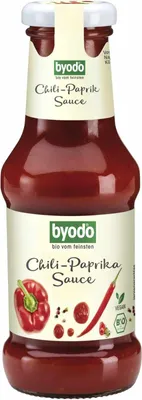 Produktbild von GLUTENFREIES -CHILI-PAPRIKA-SOS 250 ml – BYODO