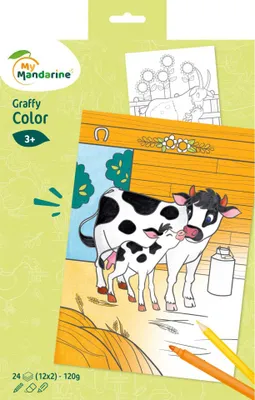 Produktbild von Avenue Mandarine 5x Graffy Color, Tiere Mutter/Kind Mehrfarbig GY104C