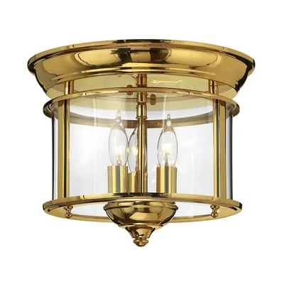 Zdjęcie produktu dla Lampa sufitowa Gentry polerowany mosiądz 3xE14x40W metal wym:24x29x29cm IP20 Hinkley