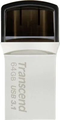 Produktbild von Transcend JetFlash 890S 64GB OTG USB Typ-C + USB 3.1