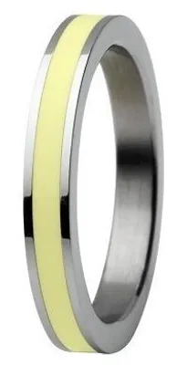 Obrázek produktu pro Skagen Dámský prsten Silver/Yellow JRSY036, Velikost prstenu:50 (15.9) SS5 M28