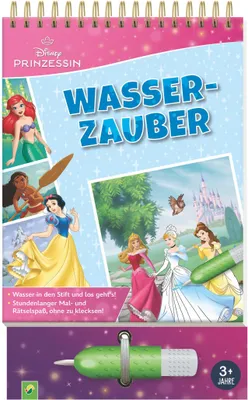 Produktbild von Disney Prinzessin Wasserzauber Malbuch - einfach mit Wasser malen