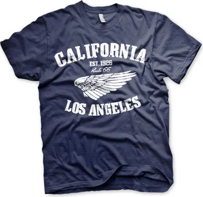 Obrázek produktu pro Tričko Route 66 California - XX-Large - Navy
