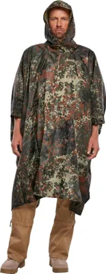 Produktbild von Brandit BD3169 | Ripstop Poncho One Size - Farbe: flecktarn - Größe: One Size