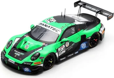 Produktbild von PORSCHE 911 GT3 R (992) #54 Dinamic GT Huber Racing 24h SPA 2023 A.Güven / S.Müller / C.Engelhart - Limitiert auf 300ex., SPASB707, Maßstab1/43, SPARK
