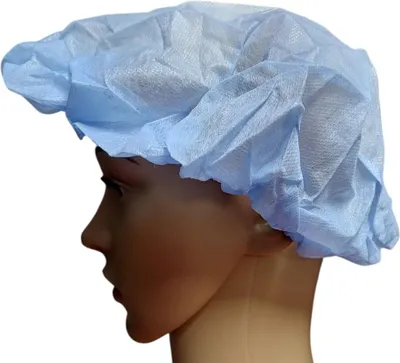 Produktbild von Einweg-Haube blau, Vliesstoff, 40g – 100 Stück