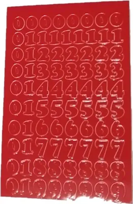Immagine prodotto di Lettere e numeri autoadesivi