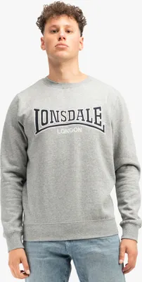 Produktbild von Lonsdale Herren Sweatshirt Berger LP181 marl grey M
