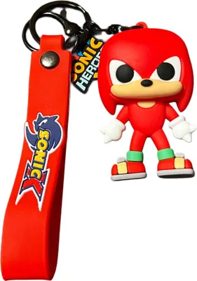 Produktbild von Schlüsselanhänger Sonic the Hedgehog 7cm Mini Anhänger Geschenk Cartoon Schlüsselanhänger Silikon Schlüsselanhänger für Handyhülle Charme Rucksack Geschenk Sonic rot