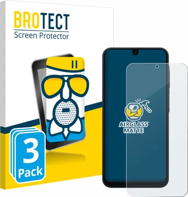 Produktbild von 3x BROTECT Entspiegelungs Schutzglas für Samsung Galaxy A16 5G / A17 5G / F17 / F17 5G Schutzfolie Panzer Folie Glas Display Schutz matt