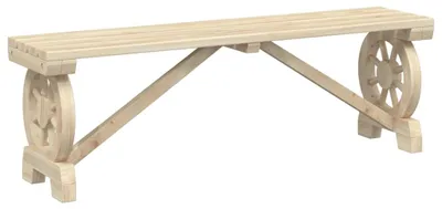 Obrázok produktu pre vidaXL Záhradná lavica 115 cm z masívneho jedľového dreva