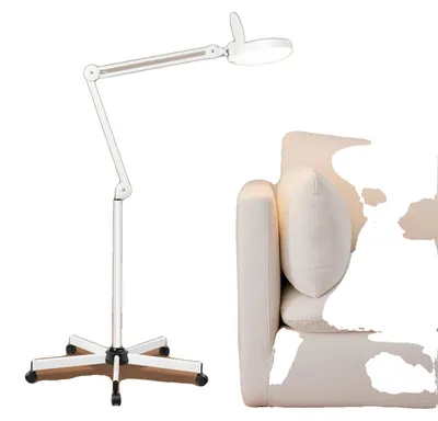 Immagine prodotto di Lampada con lente d'ingrandimento, collo d'oca flessibile, ingrandimento 5-8X, BIANCO