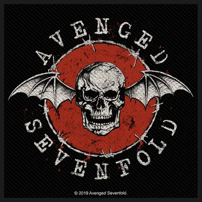 Produktbild von Avenged Sevenfold Distressed Skull Aufnäher zum Aufnähen 100 x 100 mm
