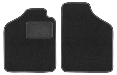 Immagine prodotto di Tappetini anteriori in moquette per Fiat Uno 1983-2001 (hatchback) – 2 pezzi, grigio grafite, su misura – Wielganizator LUX