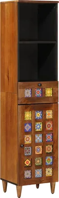 Immagine prodotto di Mobile da Bagno con cassetto con porta Noce 38 x 33 x 160 cm