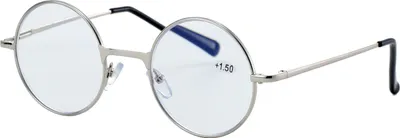 Produktbild von Lesebrille Edelstahl Bügel runde Gläser + 3.0