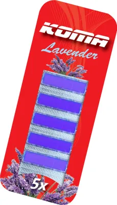 Produktbild von KOMA OSV7 - Staubsaugerduft LAVENDER, 5 Stück in der Packung