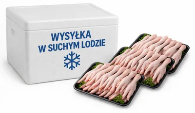 Image de 3 paquets de pattes de poulet fraîches de 1 kg - Refuge de Bukowina