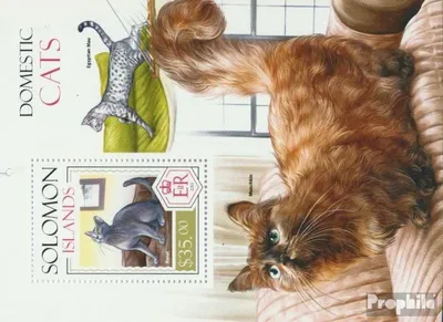 Produktbild von Briefmarken Salomoninseln 2014 Mi Block 247 (kompl. Ausg.) postfrisch Katzen