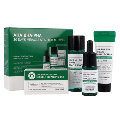 Immagine prodotto di SOME BY MI AHA BHA PHA 30 giorni Miracle Starter Kit - Kit di avviamento agli acidi