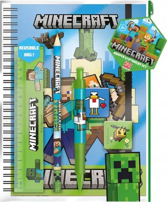 Produktbild von Minecraft-Schulbedarfsset