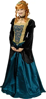 Produktbild von K31250587-40-42 dunkel-blau Damen Rokoko Kleid Barock Kostüm Gr.40-42