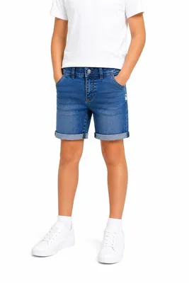 Produktbild von 31236 Stummer Jungen Jeans-Bermudas Gr. 140 – Blau, elastisch, 99 % Baumwolle