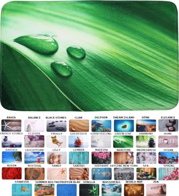 Obrázok produktu pre SANILO® Badteppich Green Leaf 70 x 110 cm
