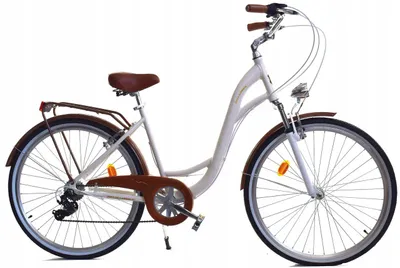 Zdjęcie produktu dla Rower Dallas City Alu 28" 7spd - biały z brązem