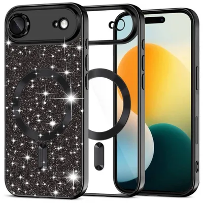 Obrázek produktu pro Techsuit – ochranné pouzdro Glitter MagSafe pro iPhone 17 Air – černé