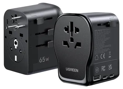 Produktbild von Ugreen 55001, Drinnen, AC, Schwarz, Grau