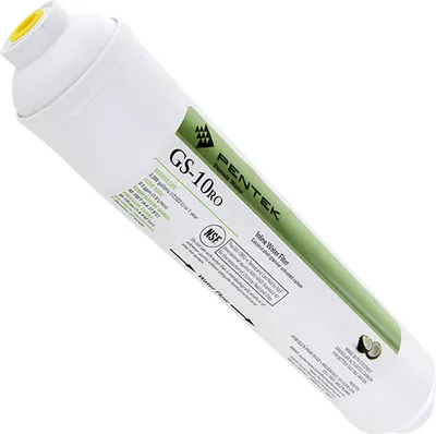 Produktbild von Pentek Inline Aktivkohle Wasserfilter GS-10RO mit 1/4' Innengewinde
