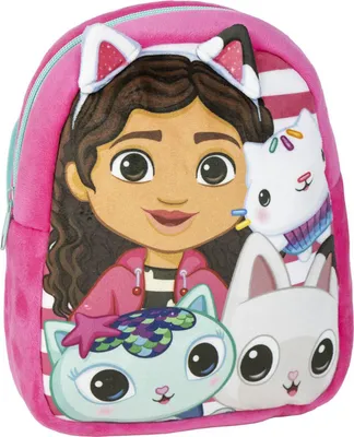 Produktbild von Gabby´s Dollhouse Rucksack für Kinder – Freizeitrucksack & Kinderrucksack für Schule & Ausflüge