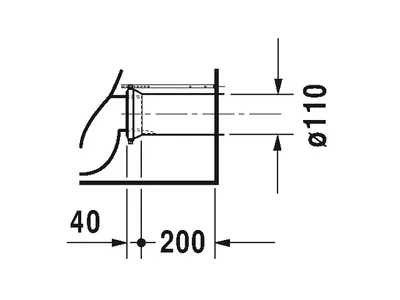 Produktbild von Duravit Viu Stand-WC Kombination, Rimless, 350x650 mm, Tiefspüler, 2191092000