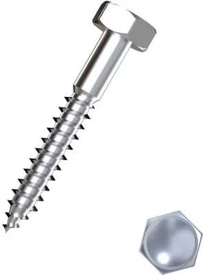 Produktbild von Connex Holzschrauben 10.0 x 60 mm Sechskant Sechskantkopf - 50 Stk.