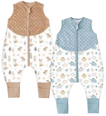 Image de Sac de couchage pour bébé avec pieds, 1,5 Tog
