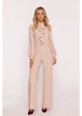 Produktbild von Stylove Jumpsuit für Frauen Etak S420 beige XXL