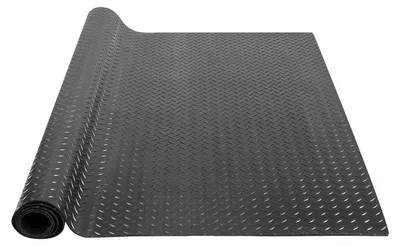 Obrázok produktu pre VEVOR gumová rohož 2465 x 1236 mm podlahová rohož SBR gumová podlahová krytina 3 mm hrubá rohož s klincami diamantová rohož protišmyková rohož gumová krytina ideálna pre garáže, sklady, telocvične, chodníky