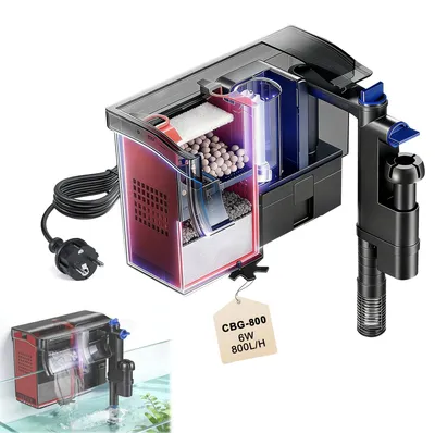 Aquarien-Außenfilter 800 l/h, 6 W, mit UV-Lampe