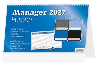 Obrázek produktu pro Plánovací Kalendář 2027 Manager Europe (S60-27)