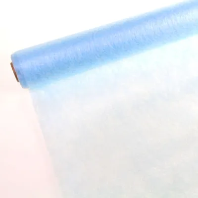Produktbild von 10m Vlies Tischband 48cm Tischläufer Hochzeit Party Taufe Tischdeko Stoff, Farbe:hellblau