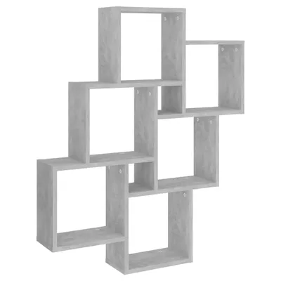 Produktbild von vidaXL Würfelregal Betongrau 78x15x93 cm Holzwerkstoff