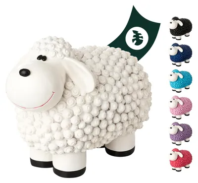 Produktbild von Bunte Mini Schafe Gartenfiguren