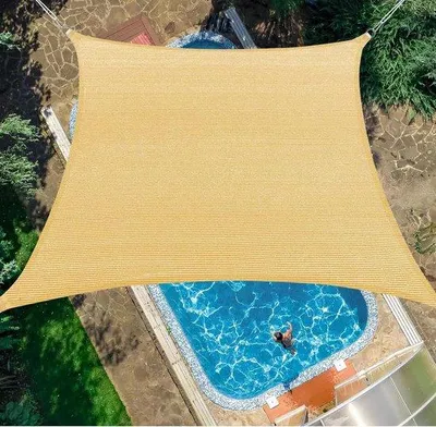 Produktbild von Wasserdichtes Sonnensegel Rechteckig 2x4m Gelb