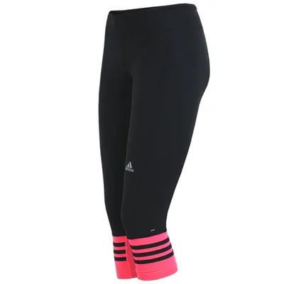 Produktbild von adidas Response 3/4 Tight Women Gr.XS black-shock pink (AI8292)