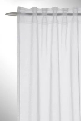 Produktbild von Fertigschal verdeckte Schlaufen "Sowilo" - Größe (HxB): 245x135cm Farbe: Weiß