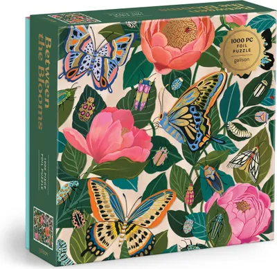 Produktbild von Between the Blooms 1000 Piece Foil Puzzle