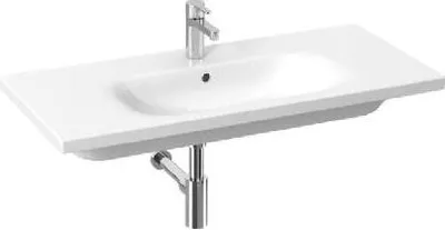 Obrázek produktu pro Jika Mio-N - Umyvadlo 100x45 cm, s přepadem, otvor pro baterii, bílá H8147130001041